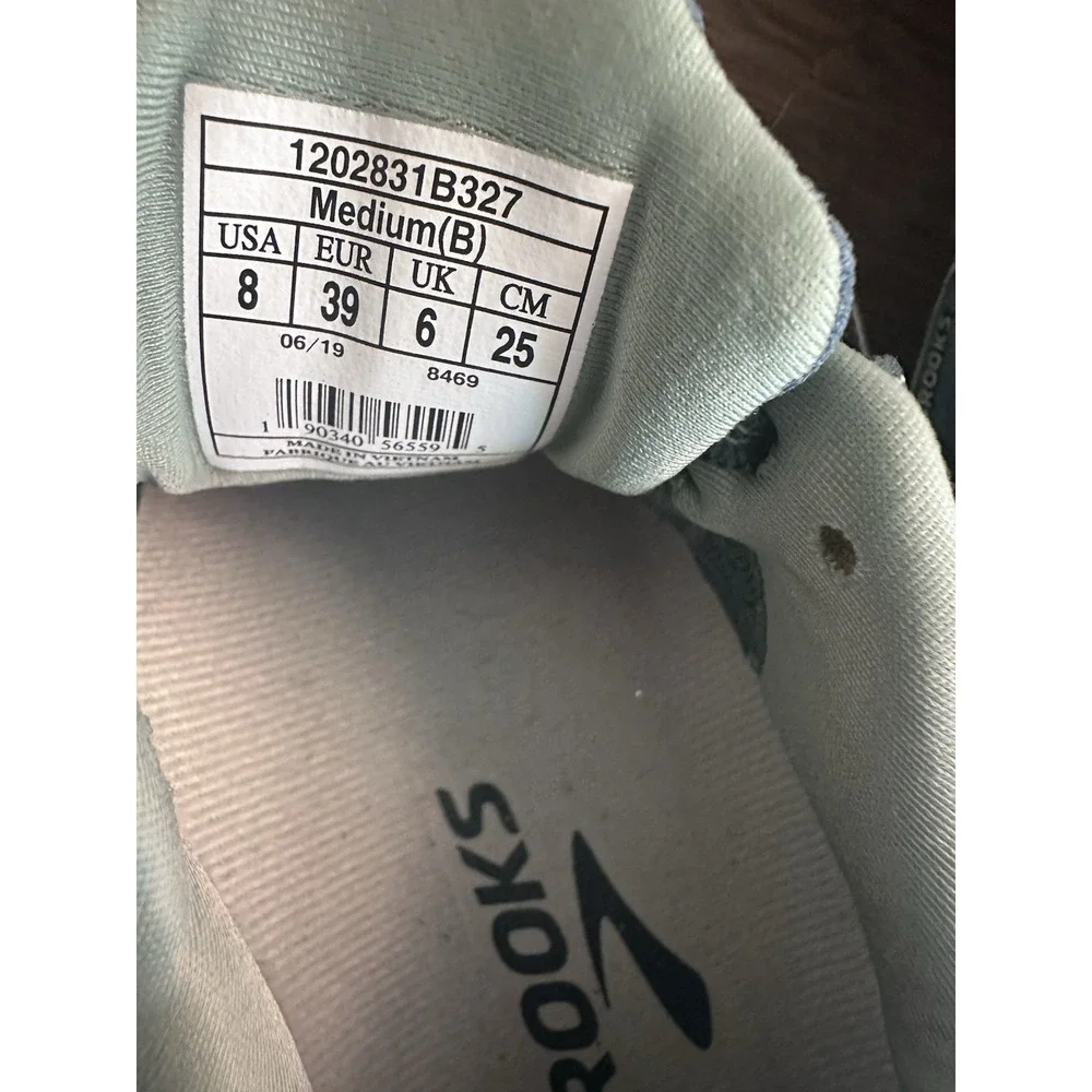 Brooks Glycerin‎ 17 Shoes Womens Sz 8 Green Running Sneakers 1202831B327 Aqua